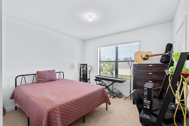 bedroom with carpet flooring