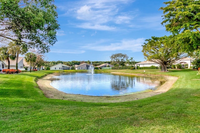 view of water feature