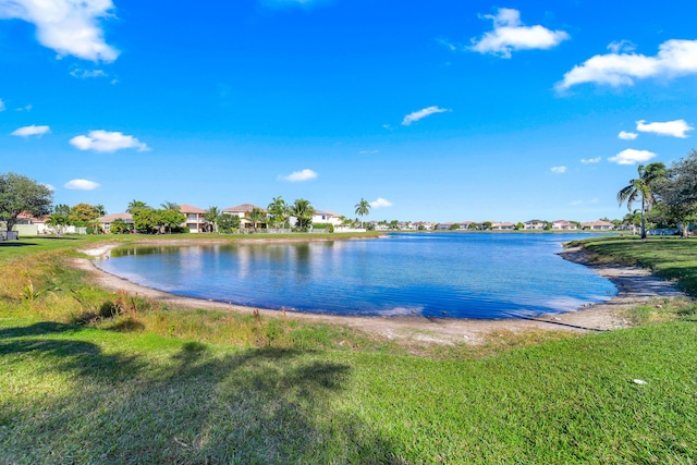 property view of water