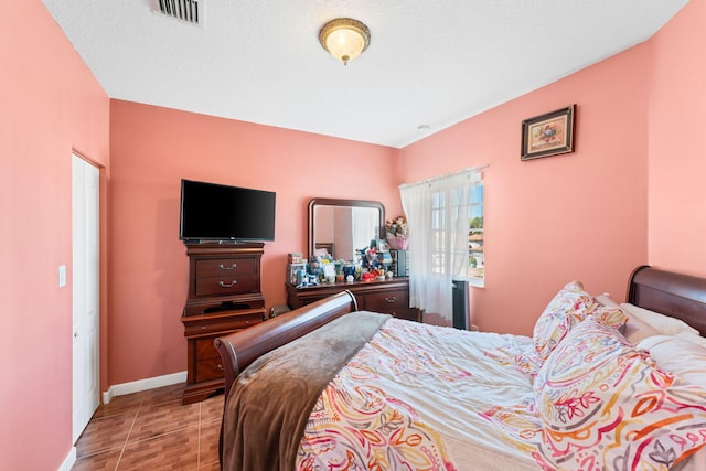 view of tiled bedroom