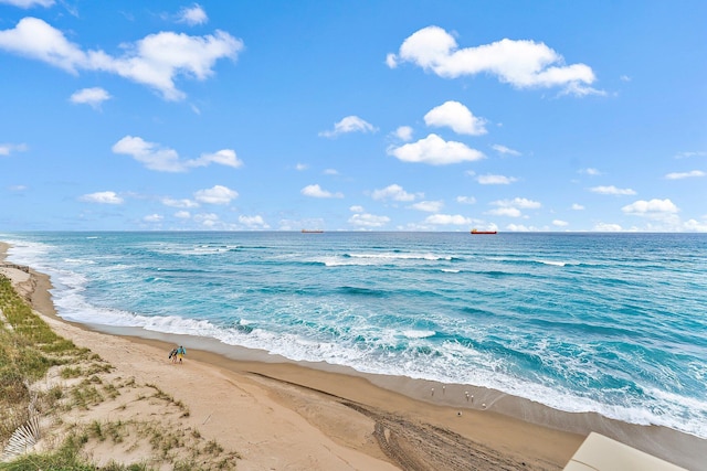 water view featuring a view of the beach