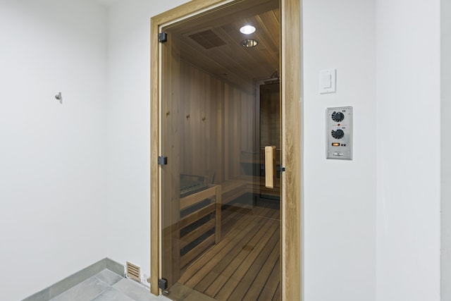 view of sauna / steam room