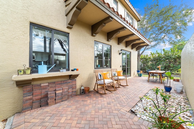 view of patio