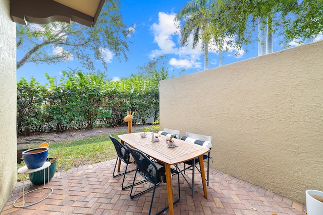 view of patio