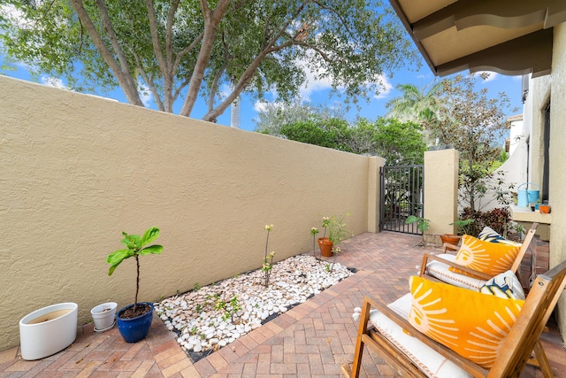 view of patio