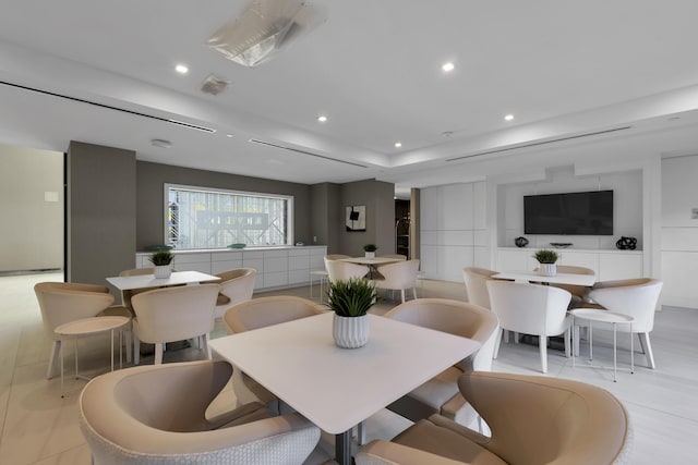 view of dining area