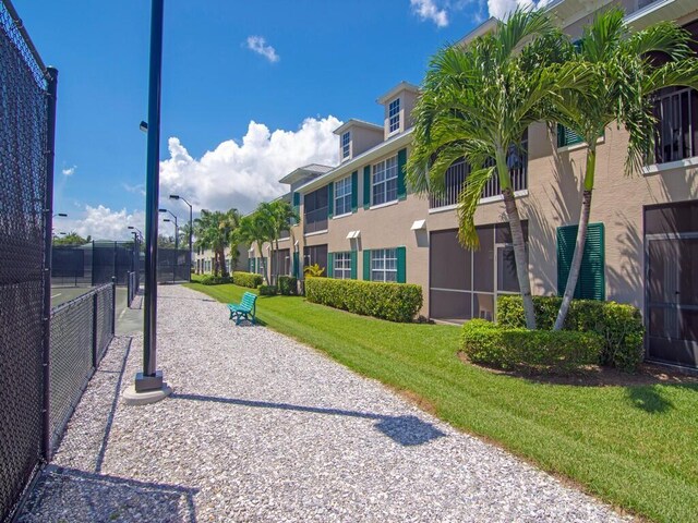 view of sport court