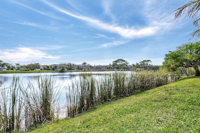 property view of water