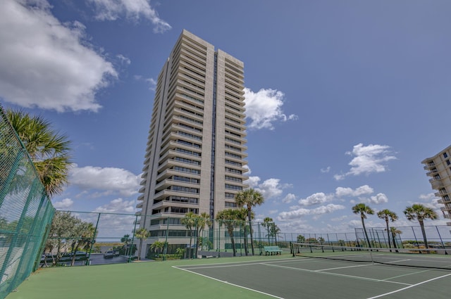 view of sport court