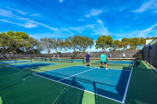 view of sport court with basketball court