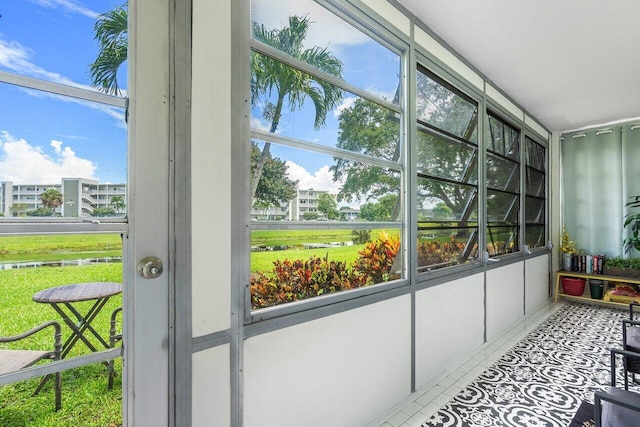 sunroom / solarium with plenty of natural light