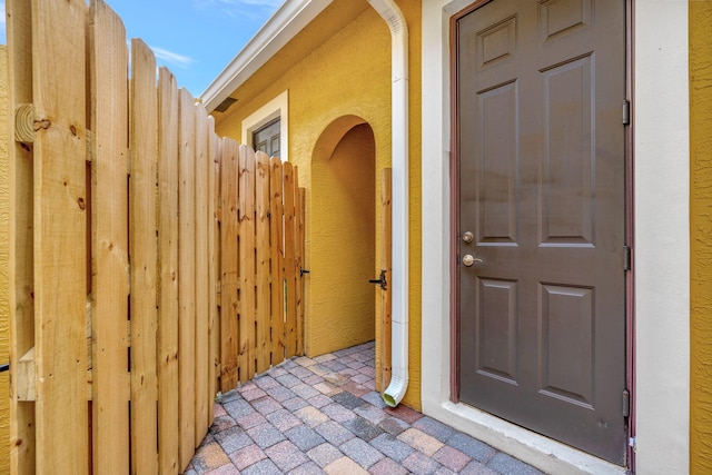 view of entrance to property