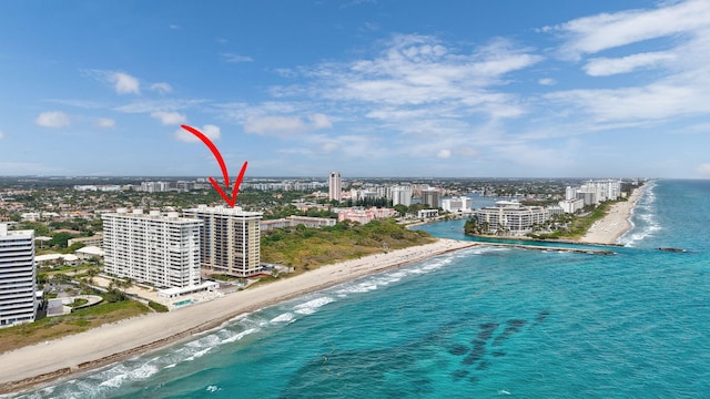 1180 S Ocean Blvd Unit 15B, Boca Raton, FL 33432 - view of urban area featuring expansive beach