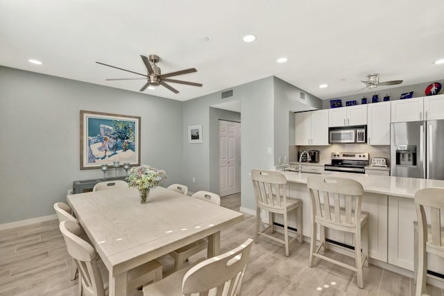 view of dining room