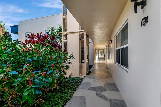 view of hallway