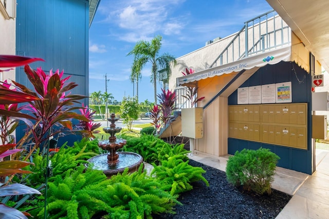 169 Flanders D, Delray Beach, FL 33484 - exterior space featuring mail area
