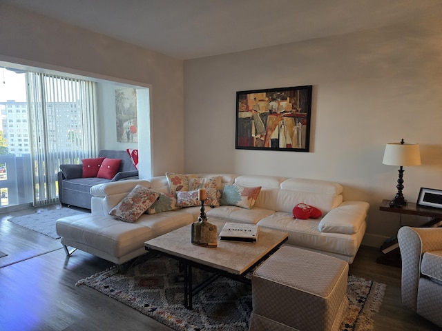 4001 Hillcrest Dr Unit 715, Hollywood, FL 33021 - living area featuring wood finished floors