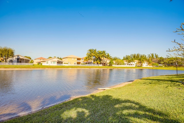 property view of water