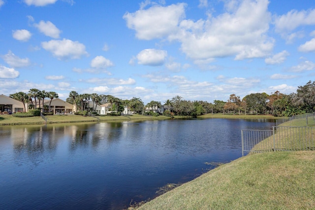 view of water feature