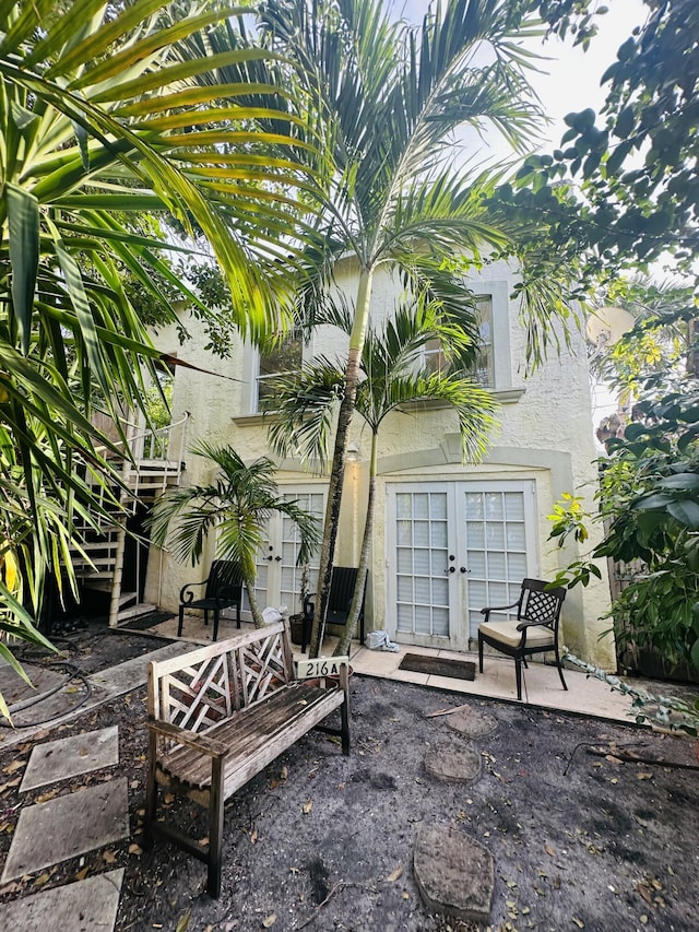 view of patio / terrace with french doors