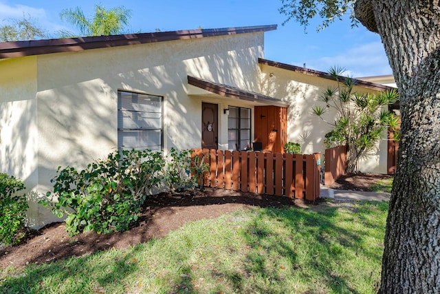 view of front of home