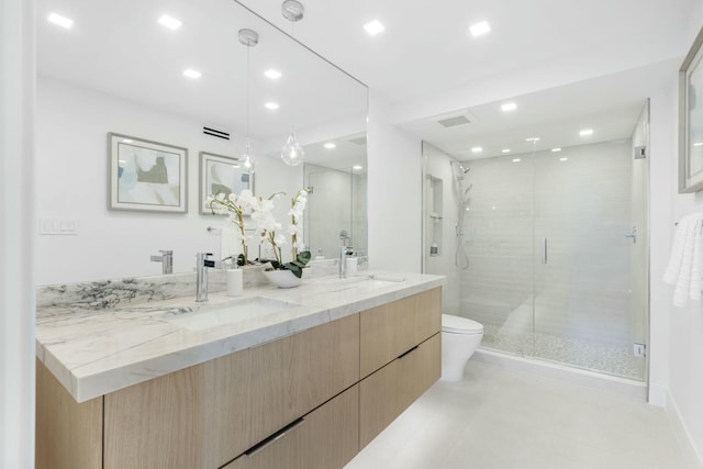 kitchen with white cabinets, a kitchen breakfast bar, a large island, island range hood, and stainless steel double oven