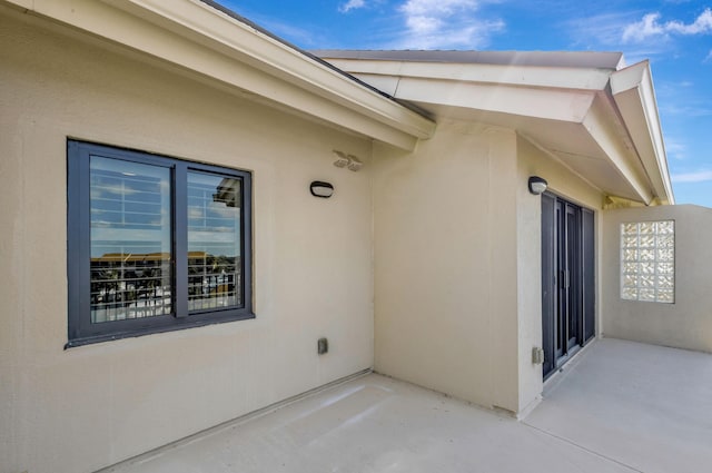 exterior space featuring a patio area