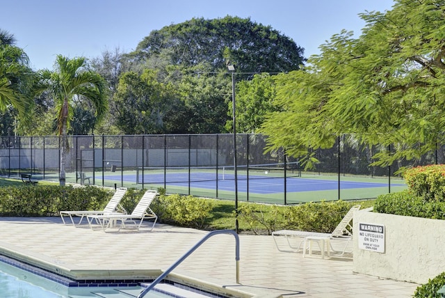 view of sport court