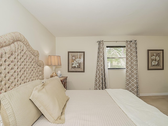 bedroom featuring carpet flooring