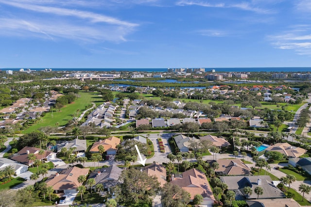 17001 Freshwind Cir, Jupiter, FL 33477 - view of property location featuring a nearby body of water and nearby suburban area