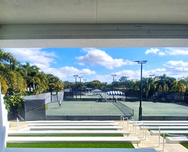 view of sport court