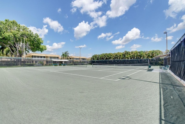 view of sport court