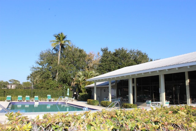 view of swimming pool