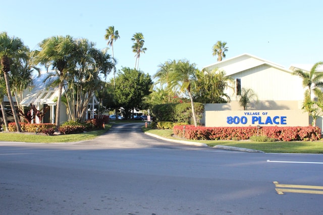 view of road