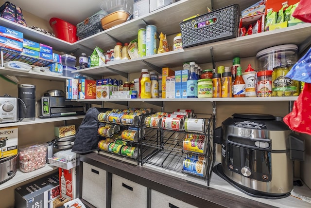 view of pantry