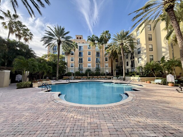 community pool featuring a patio