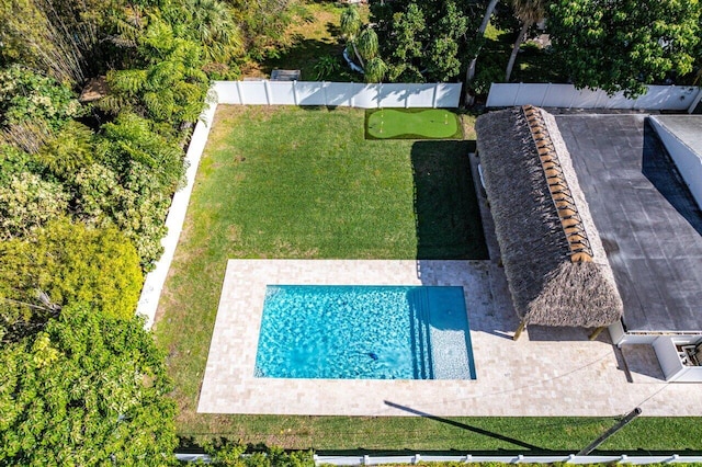 view of pool