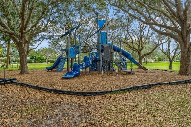 view of jungle gym