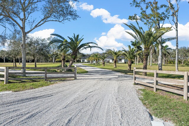 view of road