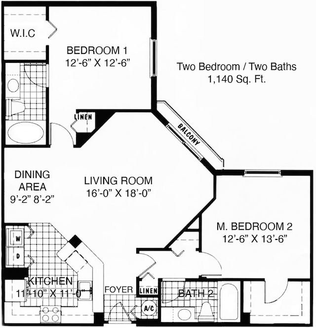 630 S Sapodilla Ave Unit 316, West Palm Beach, FL 33401 - view of property floor plan