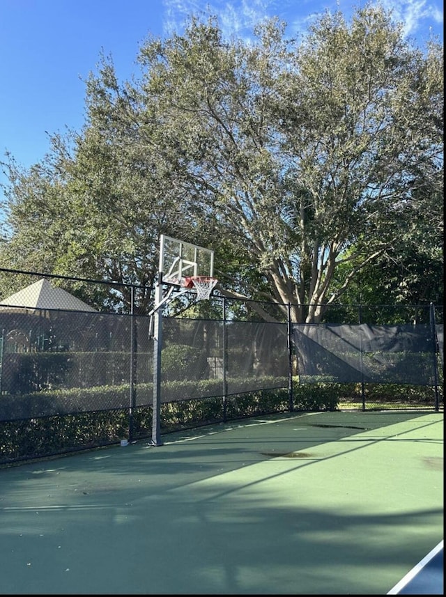 view of sport court