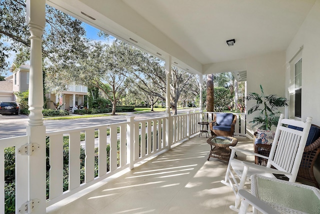 view of patio / terrace featuring a porch