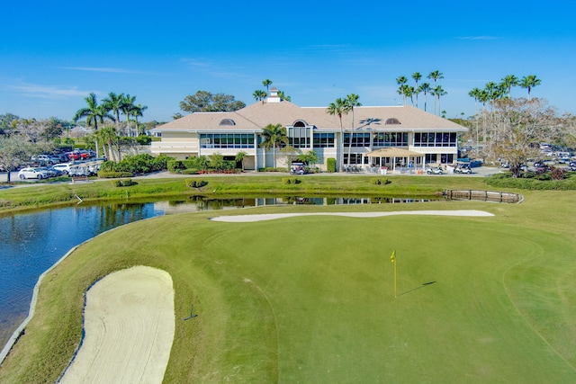 view of property's community featuring a water view