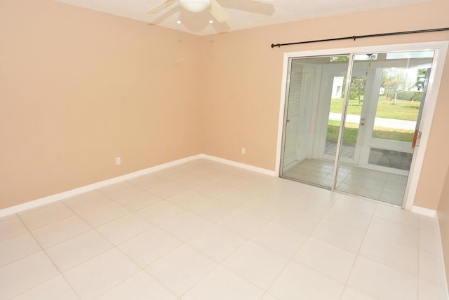 1225 NW 21st St Unit 3406, Stuart, FL 34994 - unfurnished room featuring a ceiling fan and baseboards