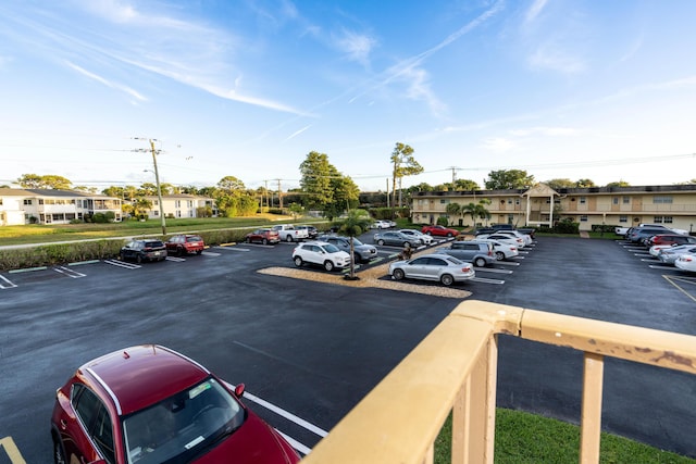 view of vehicle parking