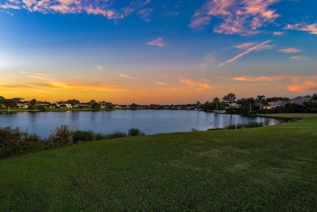 property view of water