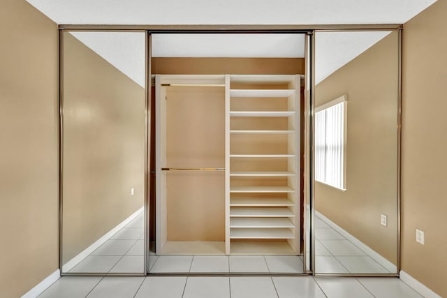 view of closet