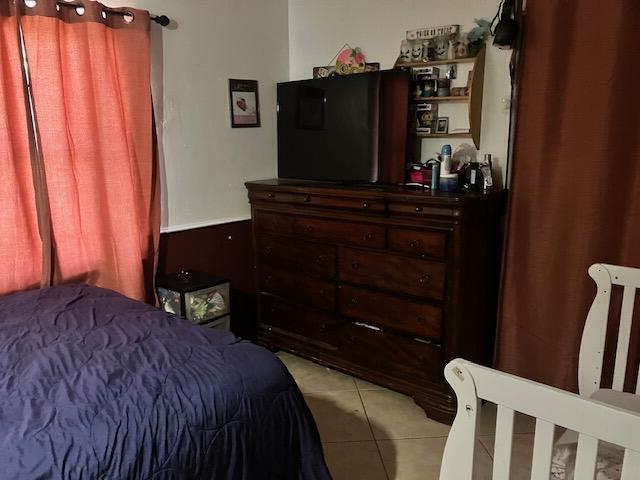 view of tiled bedroom