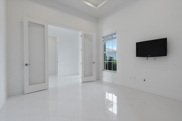 interior space featuring french doors