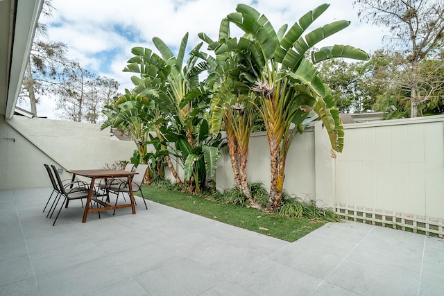 view of patio